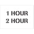 One Hour Fire Barrier Protect All Openings Stencil